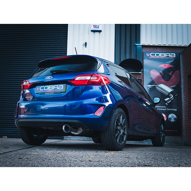Cobra Sport Ford Fiesta (Mk8) 1L EcoBoost Titanium Cat Back Performance Exhaust - Wayside Performance 