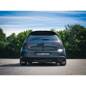 Cobra Sport VW Golf GTI (Mk7) 2.0 TSI (5G) (12-17) Quad Exit Turbo Back Golf R Style Performance Exhaust - Wayside Performance 