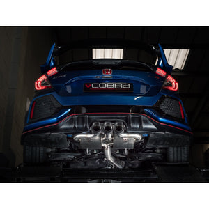 Cobra Sport Honda Civic Type R (FK8) RHD Pre-GPF Models Cat Back Performance Exhaust - Wayside Performance 