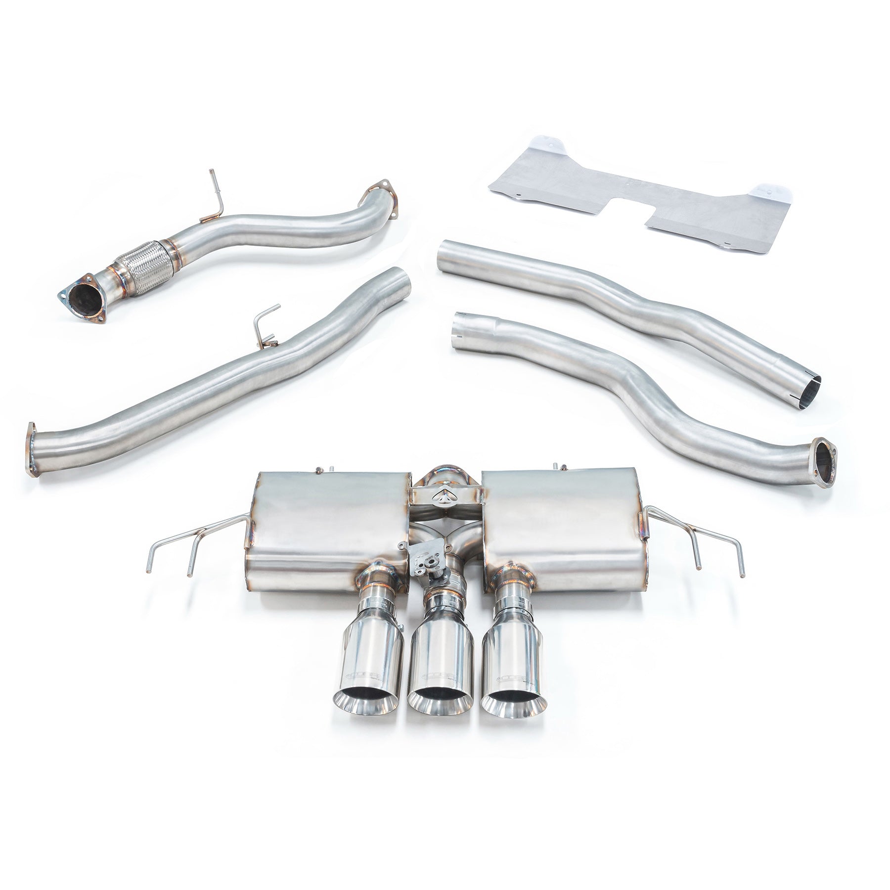 Cobra Sport Honda Civic Type R (FL5) Valved Cat / GPF Back Performance Exhaust - Wayside Performance 
