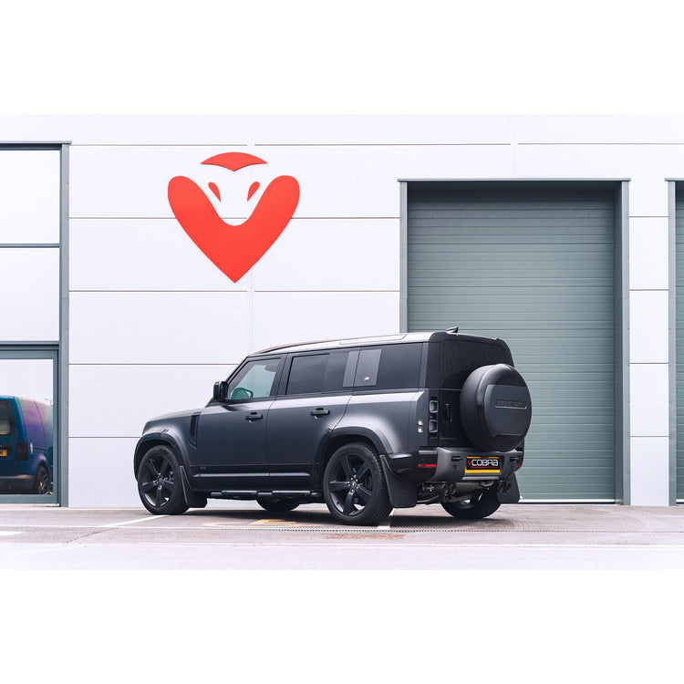 Cobra Sport Land Rover Defender 110 V8 P525 (21>) Non-Valved GPF/PPF Back Performance Exhaust - Wayside Performance 