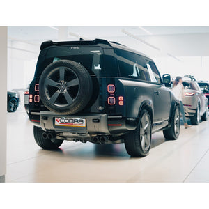 Cobra Sport Land Rover Defender 90 V8 P525 (21>) Non-Valved Race GPF/PPF Back Performance Exhaust - Wayside Performance 
