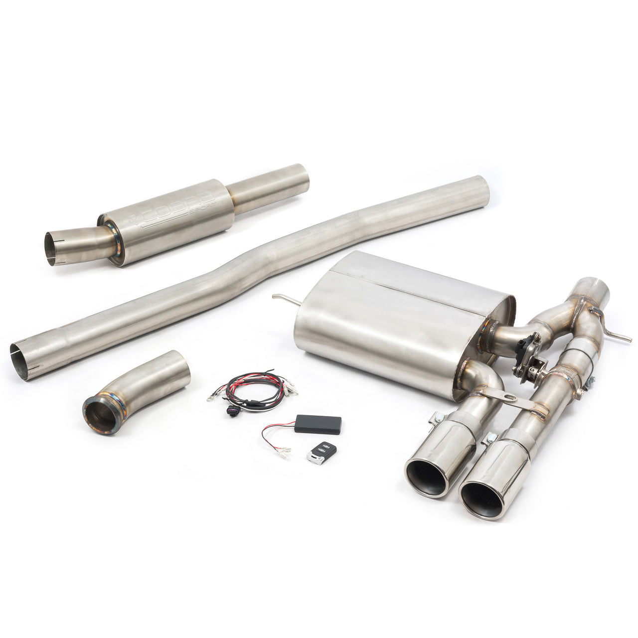Cobra Sport Mini (Mk3) Cooper S / JCW (F56 LCI) Facelift 3" Valved Cat Back Performance Exhaust - Wayside Performance 