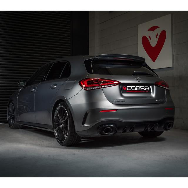 Cobra Sport Mercedes-AMG A 35 PPF Delete Performance Exhaust - Wayside Performance 