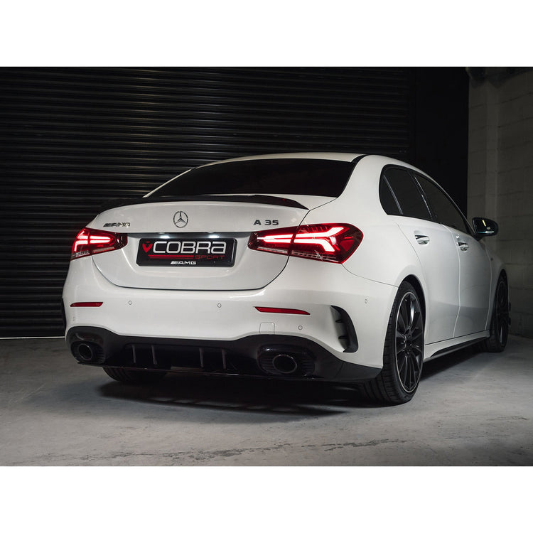 Cobra Sport Mercedes-AMG A 35 Saloon Venom Cat Back Performance Exhaust - Wayside Performance 