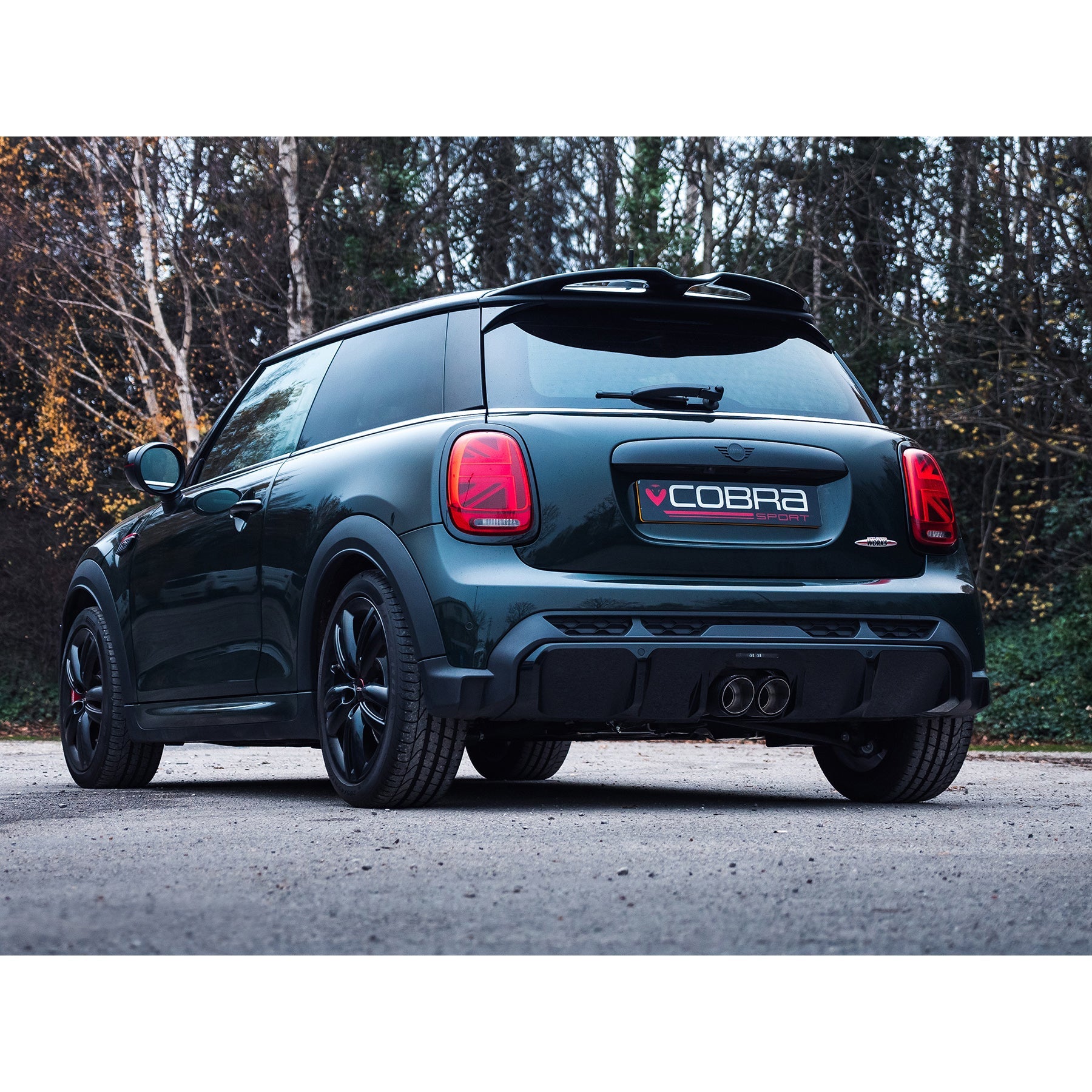 Mini (Mk3) JCW (F56 LCI 2) Facelift 3" Race GPF Back Performance Exhaust - Wayside Performance 