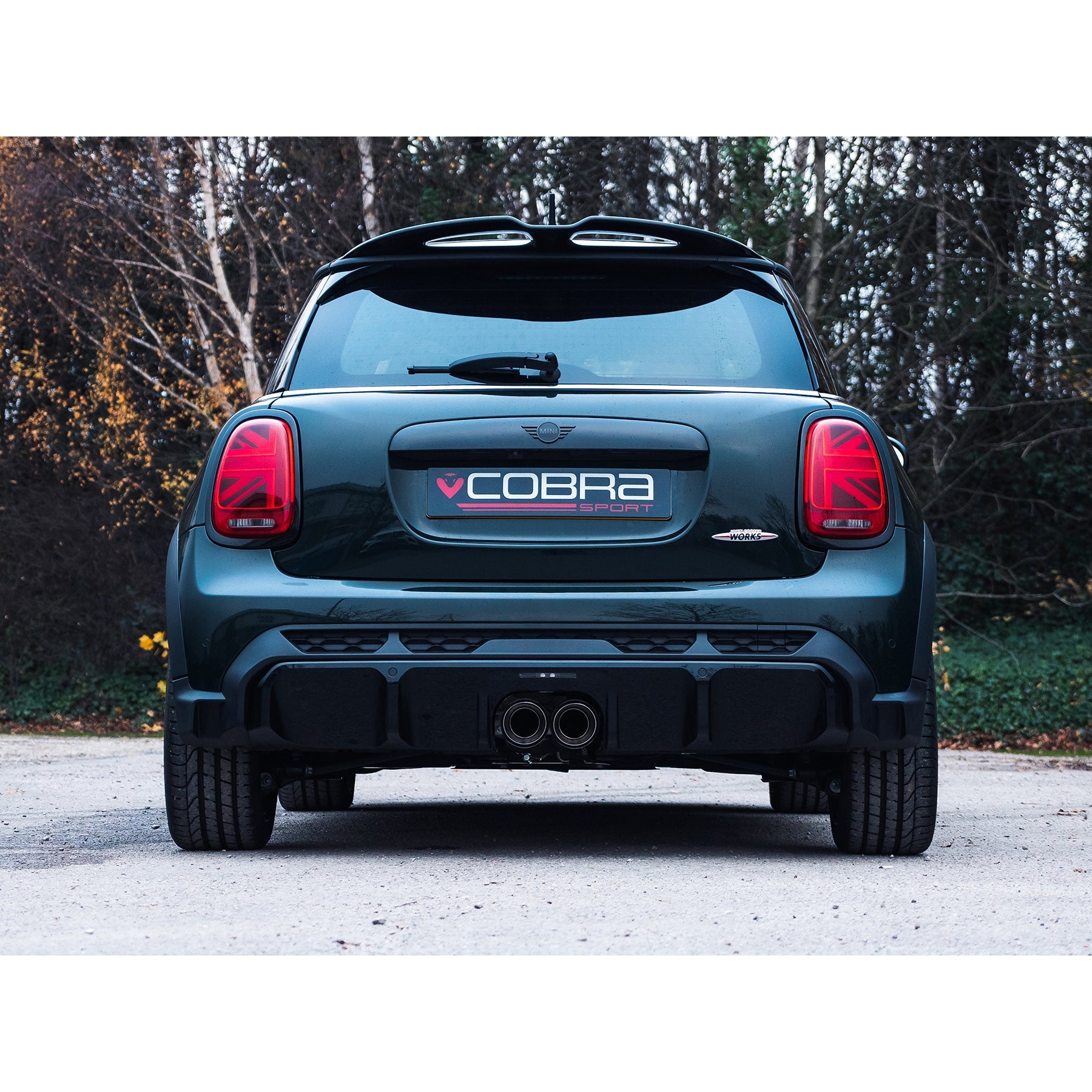 Mini (Mk3) JCW (F56 LCI 2) Facelift 3" Race GPF Back Performance Exhaust - Wayside Performance 