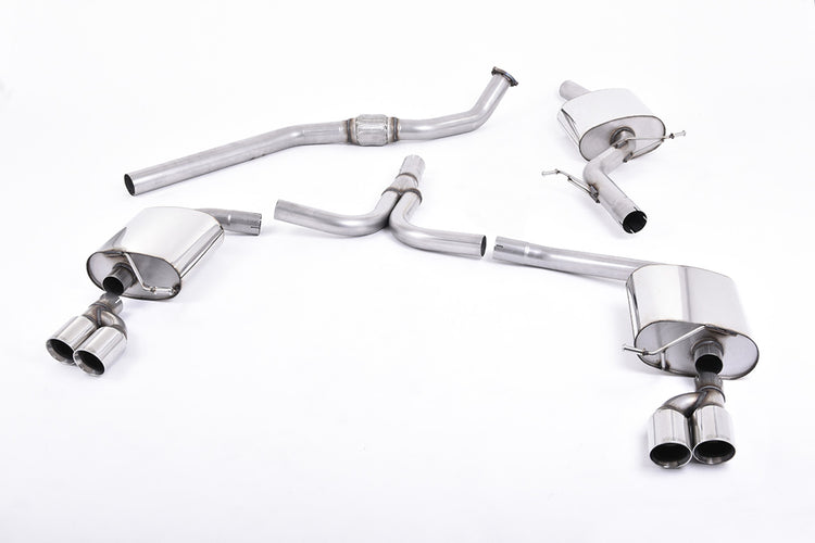 Milltek Cat-Back Exhaust for Audi A4 2.0 TFSI S line B8 - Wayside Performance 
