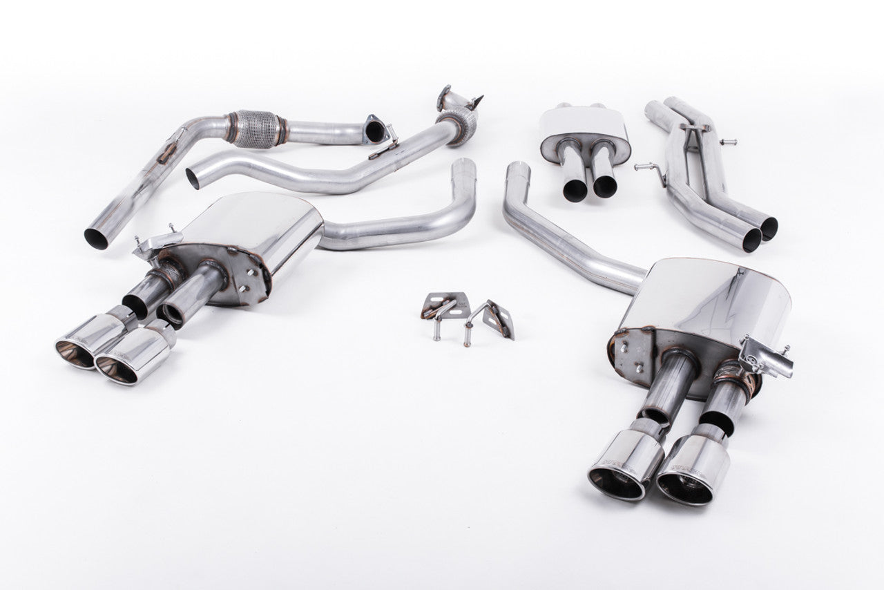 Milltek Cat-Back System - Audi S5 (B9) 3.0T Sportback (Non-Sport Diff Vehicles) - Wayside Performance 