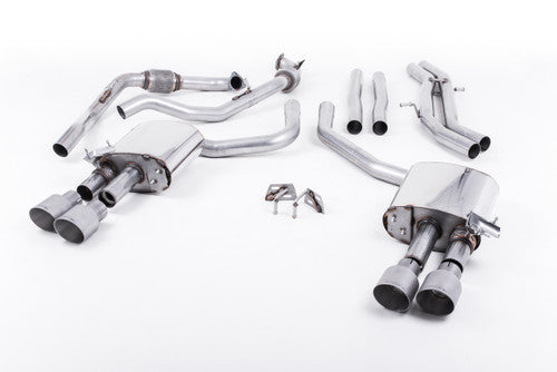 Milltek Cat-Back System - Audi S5 (B9) 3.0T Sportback (Non-Sport Diff Vehicles) - Wayside Performance 