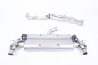 Milltek Cat Back Non-Resonated with Polished Oval Trims - TT Mk3 - TTRS 2.5TFSI Quattro (OPF/GPF Models) - Wayside Performance 