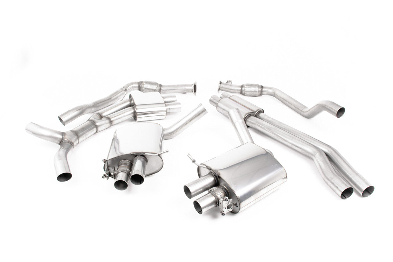 Milltek Catback Exhaust System - RS5 B9 without OPF/GPF - Wayside Performance 