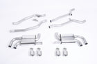 Milltek Cat-back Exhaust - Non-resonated (louder). Cup-style - Cayenne - 958 Turbo 4.8 V8 - 2010-2020 - SSXPO110 - Wayside Performance 