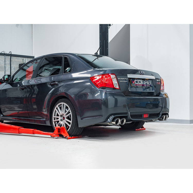 Cobra Sport Subaru WRX STI 2.5 Saloon (10-13) Cat Back Performance Exhaust - Wayside Performance 