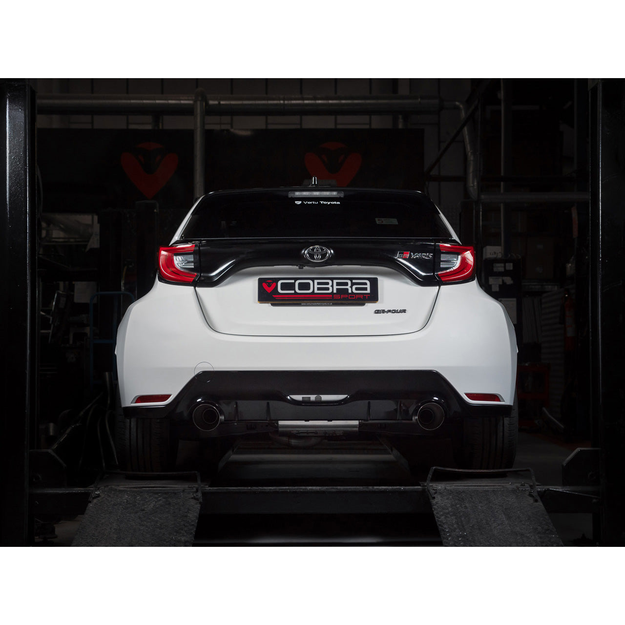 Toyota GR Yaris 1.6 Venom Cat Back Rear Box Delete Performance Exhaust - Wayside Performance 