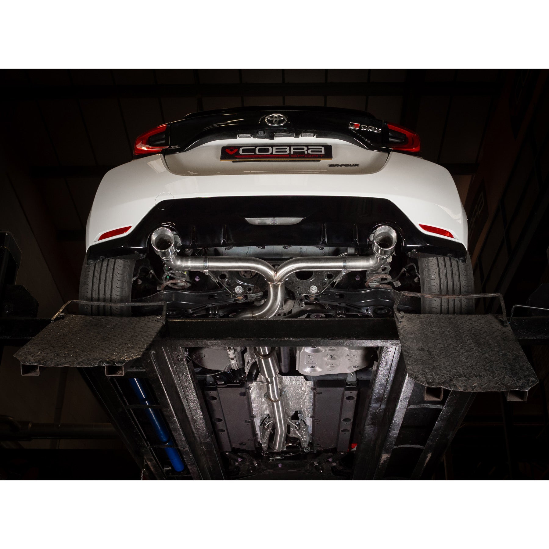 Toyota GR Yaris 1.6 Venom Cat Back Rear Box Delete Performance Exhaust - Wayside Performance 