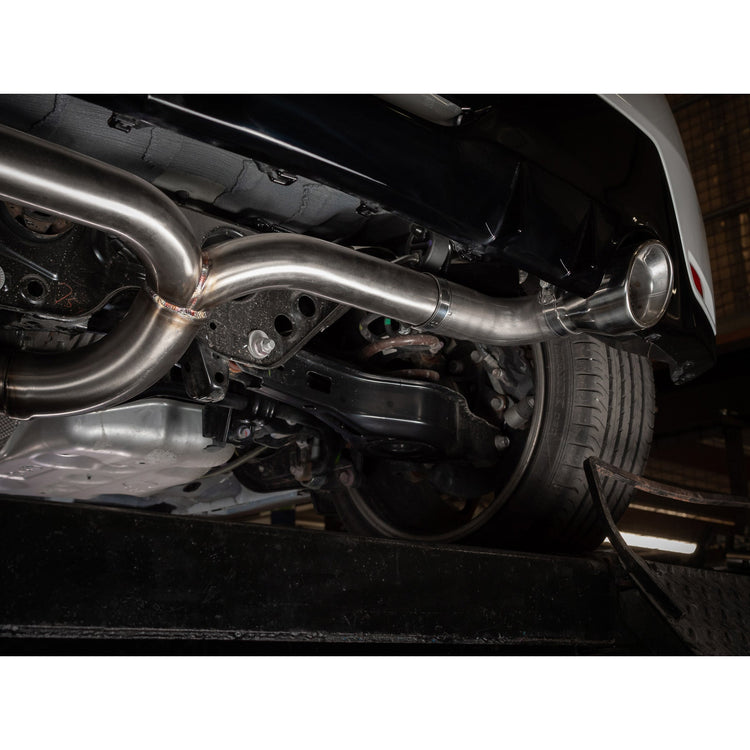 Toyota GR Yaris 1.6 Venom Cat Back Rear Box Delete Performance Exhaust - Wayside Performance 