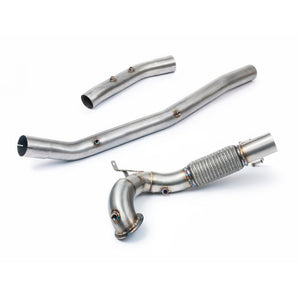 Cobra Sport VW Golf GTI (Mk8) 2.0 TSI (20>) Front Downpipe Sports Cat / De-Cat Performance Exhaust - Wayside Performance 