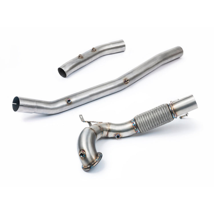 Cobra Sport VW Golf GTI (Mk8) 2.0 TSI (20>) Front Downpipe Sports Cat / De-Cat Performance Exhaust - Wayside Performance 