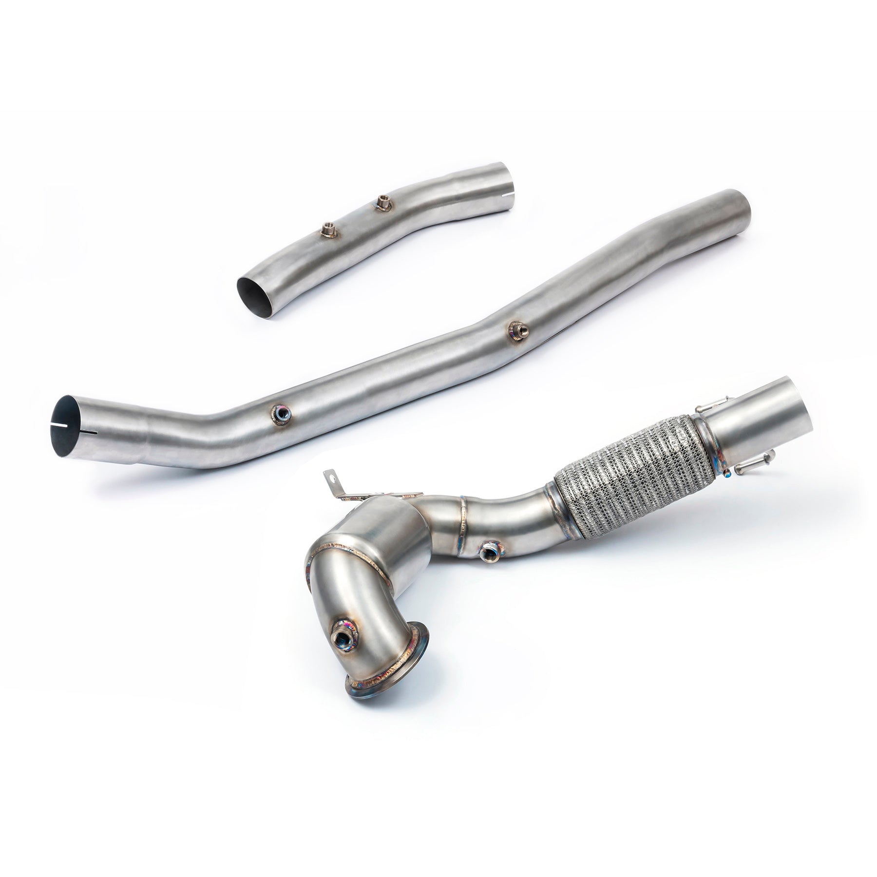 Cobra Sport VW Golf GTI (Mk8) 2.0 TSI (20>) Front Downpipe Sports Cat / De-Cat Performance Exhaust - Wayside Performance 