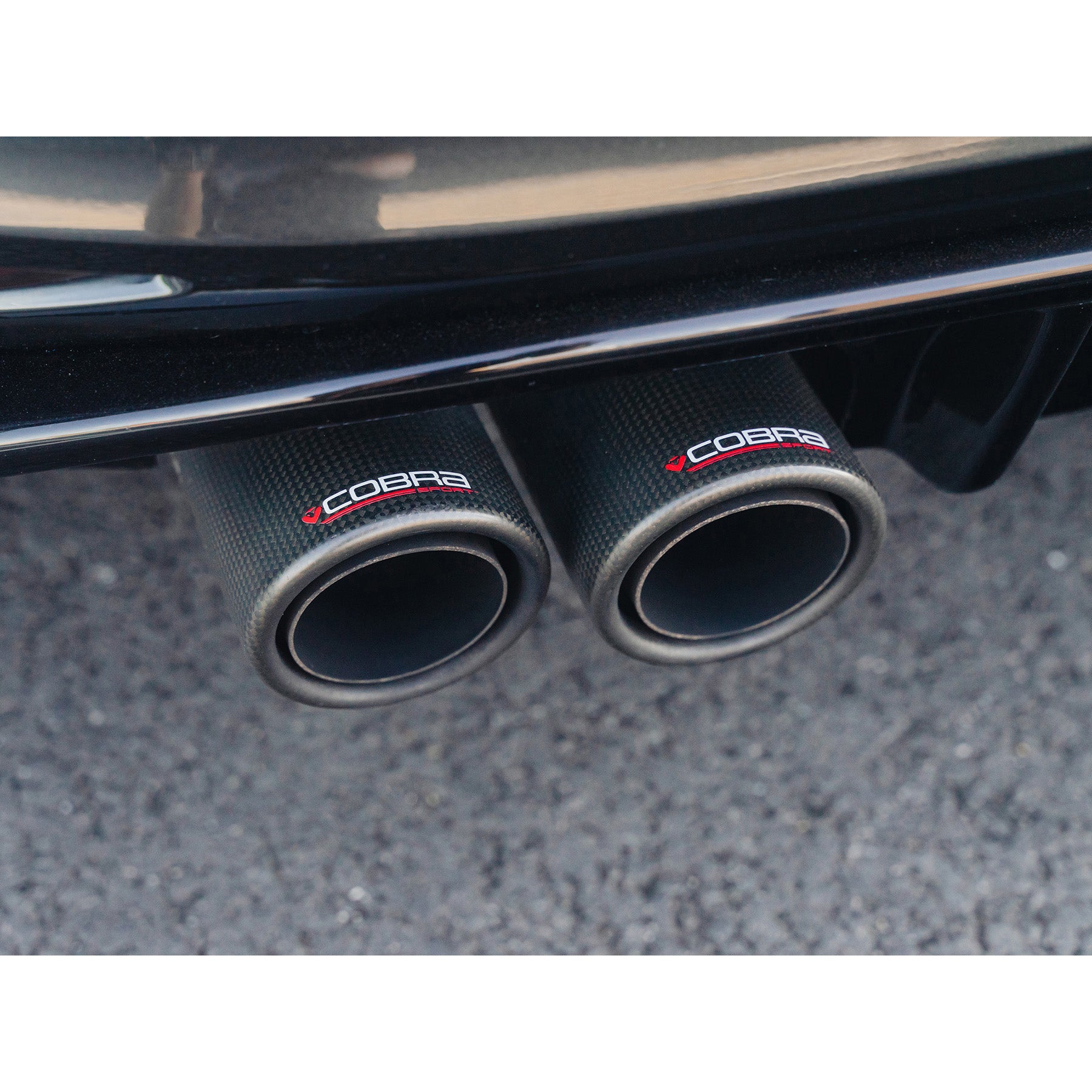 Cobra Sport VW Golf GTI (Mk7) 2.0 TSI (5G) (12-17) Quad Exit Race Rear Axle Back (back box delete) Golf R Style Performance Exhaust - Wayside Performance 