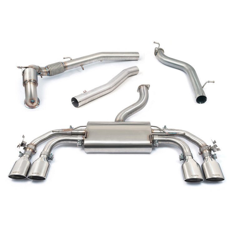 Cobra Sport VW Golf R (Mk8) 2.0 TSI (21>) Valved Turbo Back Performance Exhaust - Wayside Performance 