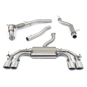 Cobra Sport VW Golf R (Mk8) 2.0 TSI (21>) Valved Turbo Back Performance Exhaust - Wayside Performance 