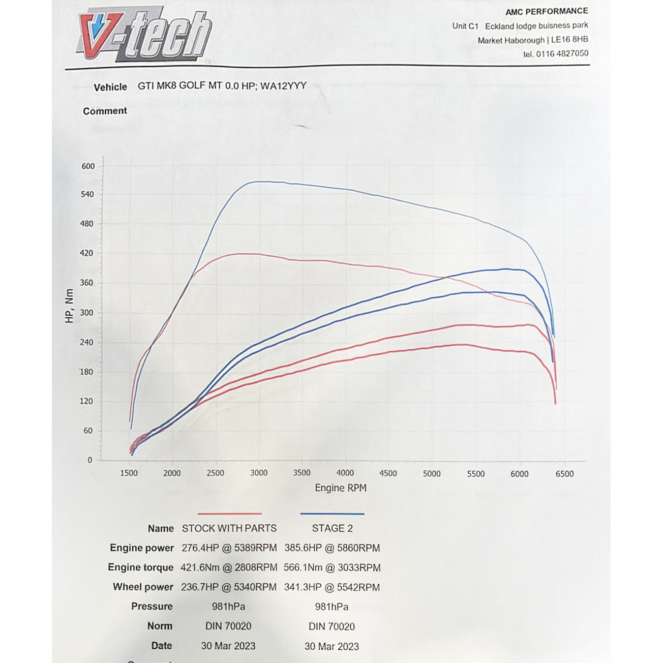 Cobra Sport VW Golf GTI (Mk8) 2.0 TSI (20>) Front Downpipe Sports Cat / De-Cat Performance Exhaust - Wayside Performance 