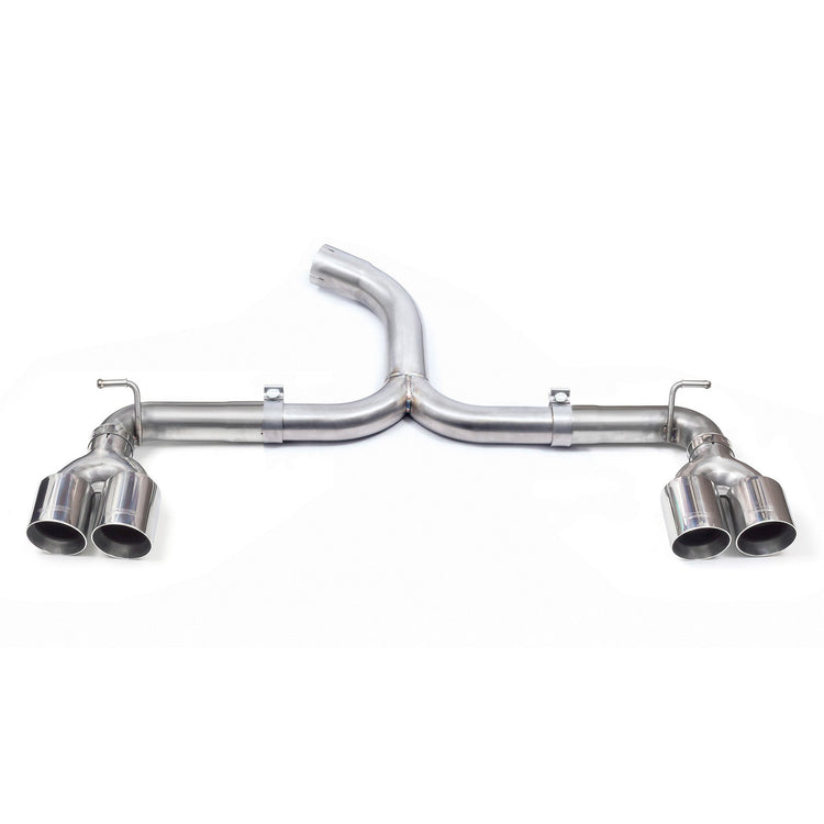 Cobra Sport VW Golf GTI (Mk7) 2.0 TSI (5G) (12-17) Quad Exit Race Rear Axle Back (back box delete) Golf R Style Performance Exhaust - Wayside Performance 
