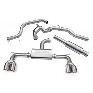 Cobra Sport VW Golf GTI (Mk7) 2.0 TSI (5G) (12-17) Quad Exit Turbo Back Golf R Style Performance Exhaust - Wayside Performance 