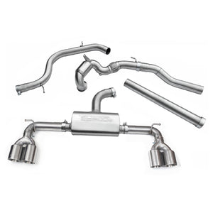 Cobra Sport VW Golf GTI (Mk7) 2.0 TSI (5G) (12-17) Quad Exit Turbo Back Golf R Style Performance Exhaust - Wayside Performance 