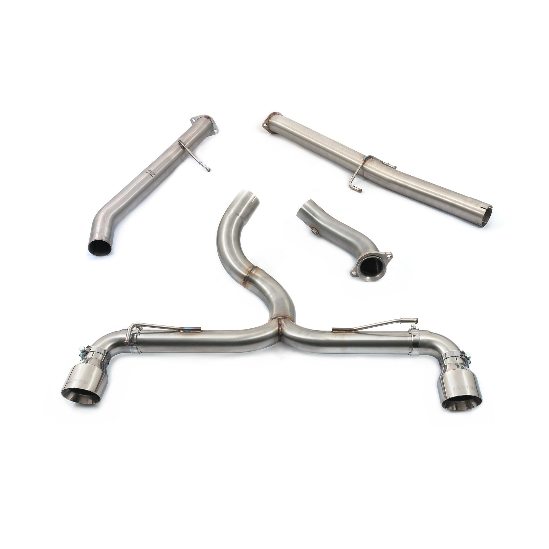 Toyota GR Yaris 1.6 Venom Cat Back Rear Box Delete Performance Exhaust - Wayside Performance 