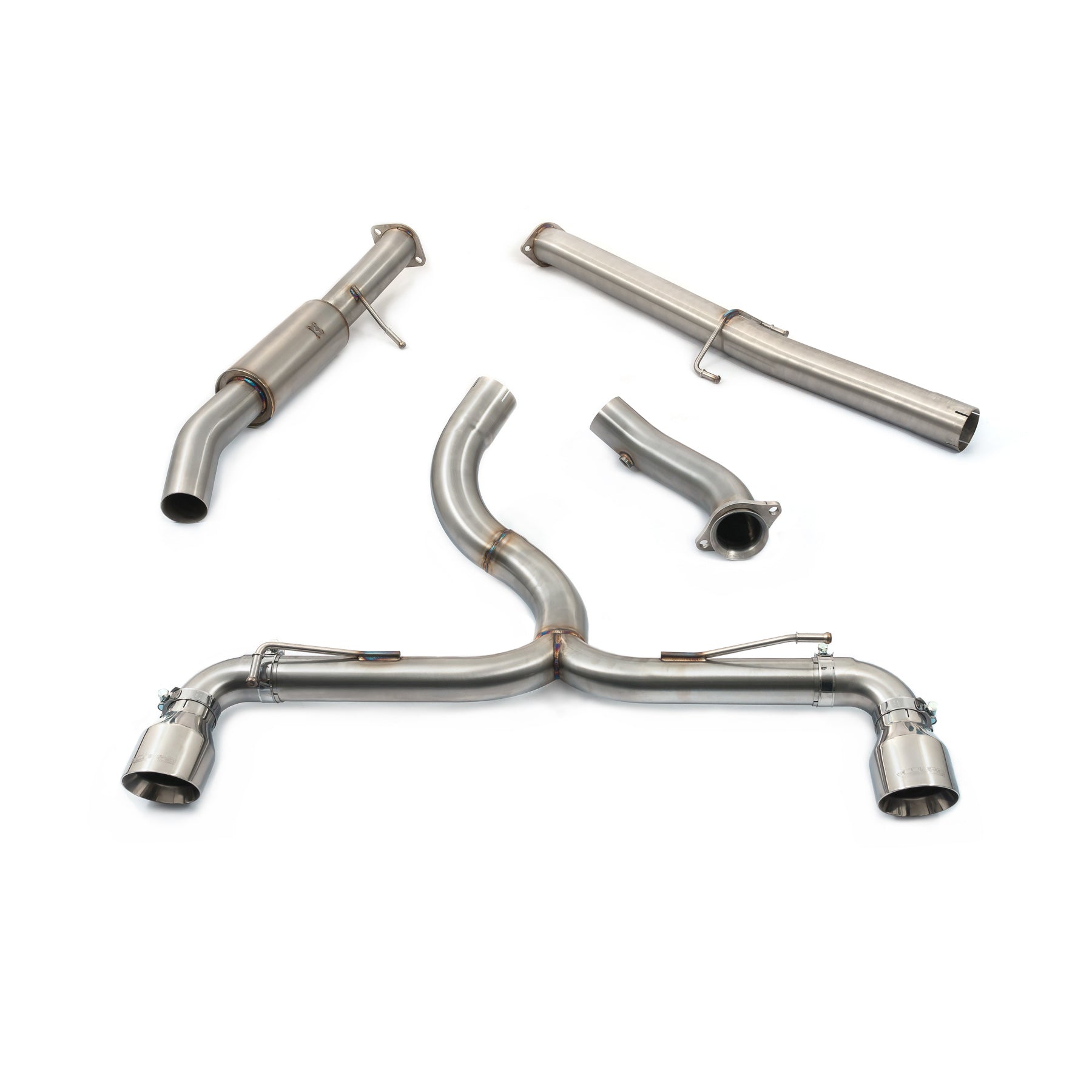Toyota GR Yaris 1.6 Venom Cat Back Rear Box Delete Performance Exhaust - Wayside Performance 