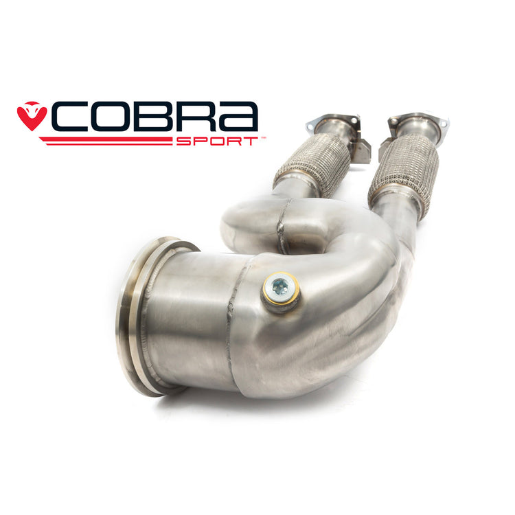 Cobra Sport Audi RS3 (8V) Primary De-Cat Downpipe - Wayside Performance 