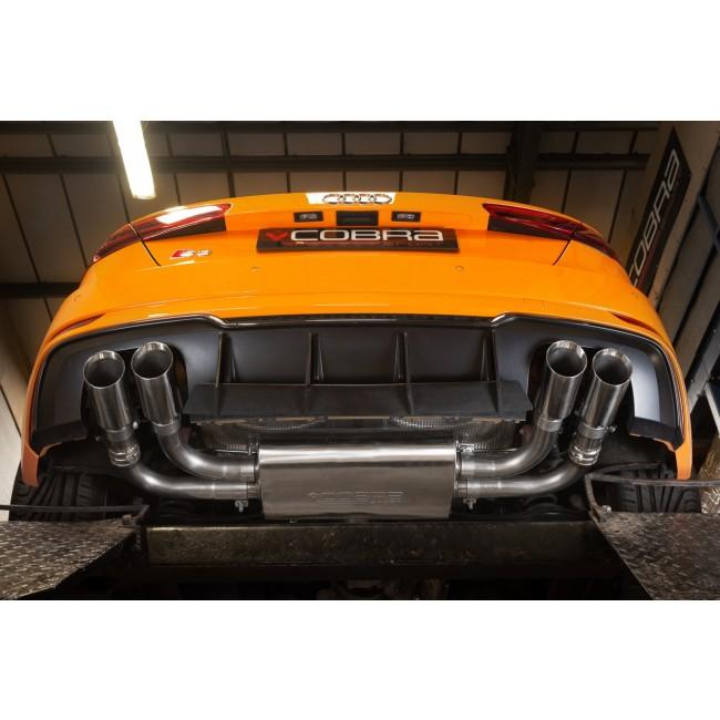 Cobra Sport Audi S3 (8V) 3 Door (Valved) (13-18) Turbo Back Performance Exhaust - Wayside Performance 
