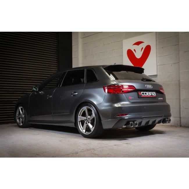 Cobra Sport Audi S3 (8V) 5 Door Sportback (Valved) (13-18) Cat Back Performance Exhaust - Wayside Performance 