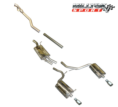 Milltek Cat-Back Exhaust for Audi A4 1.8T (B6) Quattro - Wayside Performance 