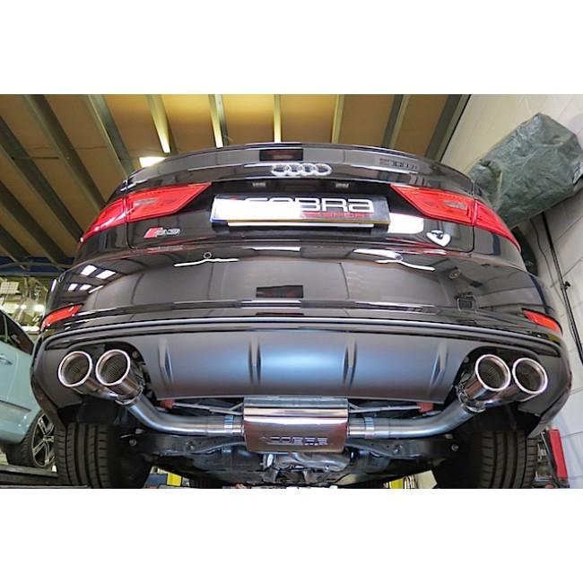 Cobra Sport Audi S3 (8V) Saloon (Non-Valved) (13-18) Cat Back Performance Exhaust - Wayside Performance 