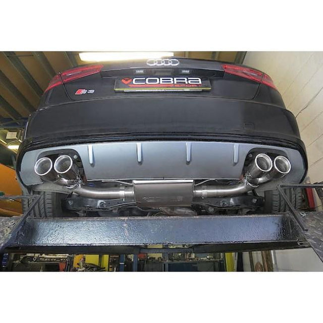 Cobra Sport Audi S3 (8V) 5 Door Sportback (Non-Valved) (13-18) Cat Back Performance Exhaust - Wayside Performance 