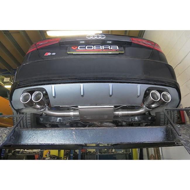 Cobra Sport Audi S3 (8V) 5 Door Sportback (Non-Valved) (13-18) Cat Back Performance Exhaust - Wayside Performance 