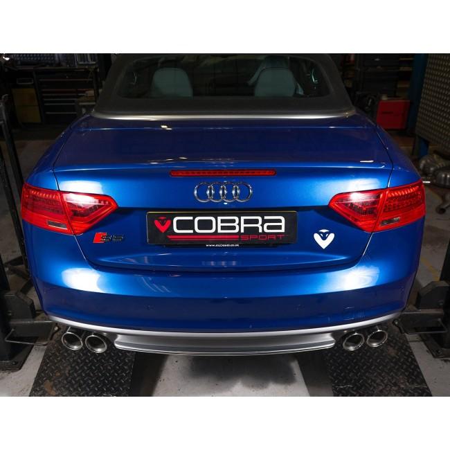 Cobra Sport Audi S5 3.0 TFSI (B8/8.5) Coupe & Cabriolet Rear Box Section Performance Exhaust - Wayside Performance 