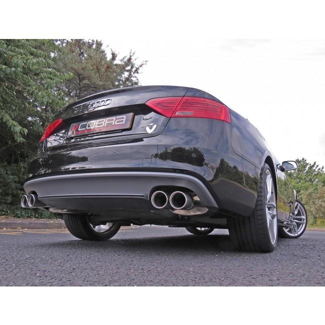 Cobra Sport Audi S5 3.0 TFSI (B8/8.5) Coupe Cat Back Performance Exhaust - Wayside Performance 