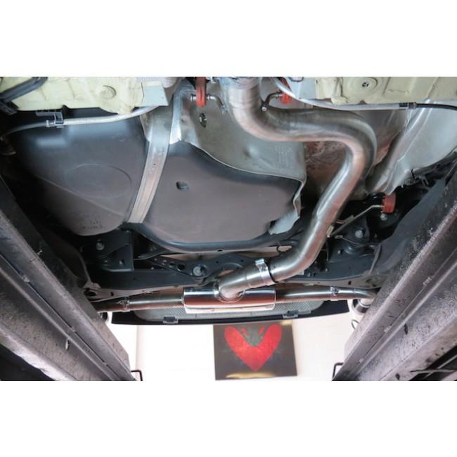 Cobra Sport Audi TT (Mk2) 1.8/2.0 TFSI (2WD) 2011-14 Dual Exit Turbo Back Performance Exhaust - Wayside Performance 