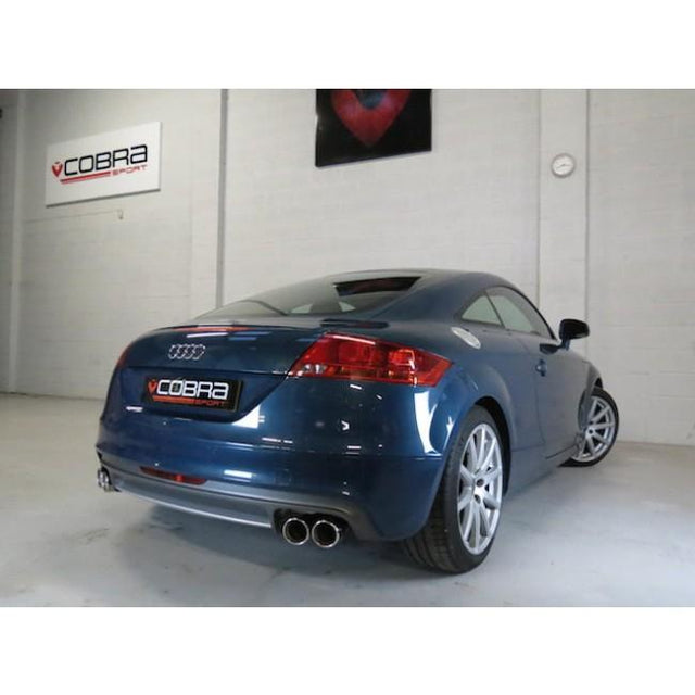 Cobra Sport Audi TT (Mk2) 1.8/2.0 TFSI (2WD) (2007-11) Turbo Back Performance Exhaust - Wayside Performance 