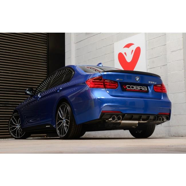 Cobra Sport BMW 335D (F30/F31) Quad Exit M3 Style Exhaust Conversion - Wayside Performance 