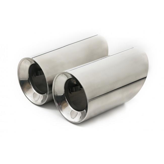 Cobra Sport BMW 335i Exhaust Tailpipes - Larger 3.5" M Performance Tips - Replacement Slip-on OE Style - Wayside Performance 