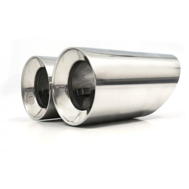BMW M235i Cabriolet (F23) Exhaust Tailpipes - Larger 3.5" M Performance Tips - Replacement Slip-on OE Style - Wayside Performance 