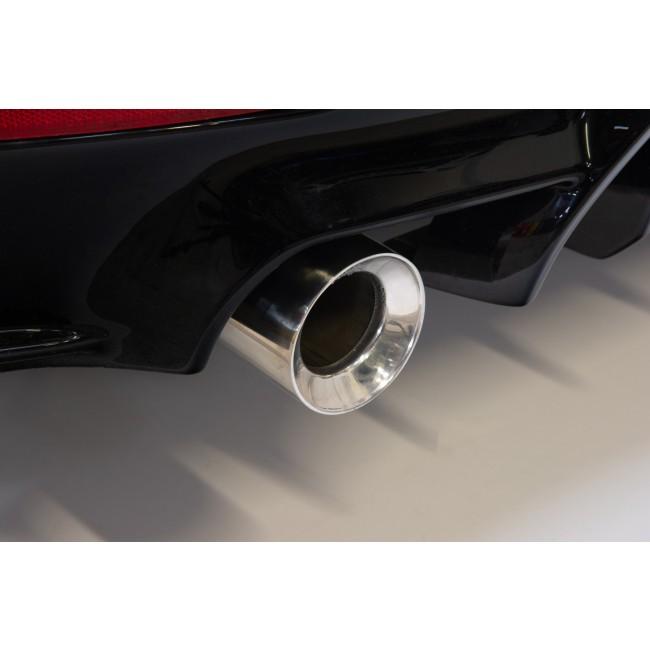 BMW M235i Cabriolet (F23) Exhaust Tailpipes - Larger 3.5" M Performance Tips - Replacement Slip-on OE Style - Wayside Performance 