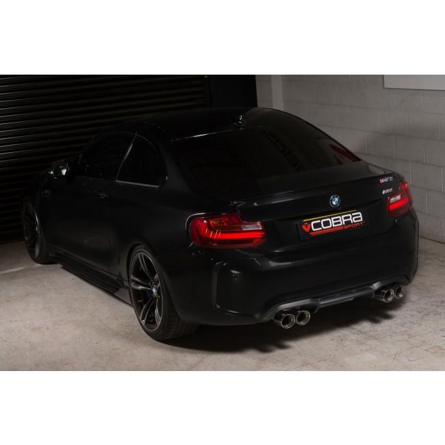 Cobra Sport BMW M2 (F87) Coupe 3" Valved Cat Back Performance Exhaust - Wayside Performance 