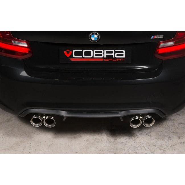 Cobra Sport BMW M2 (F87) Coupe 3" Valved Cat Back Performance Exhaust - Wayside Performance 